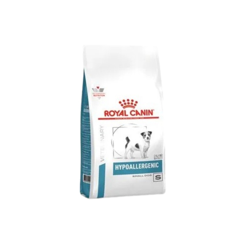 Ração Royal Canin Veterinary Diet Hypoallergenic Small Dog para Cães Pequenos com Sensibilidades Alimentares 2Kg