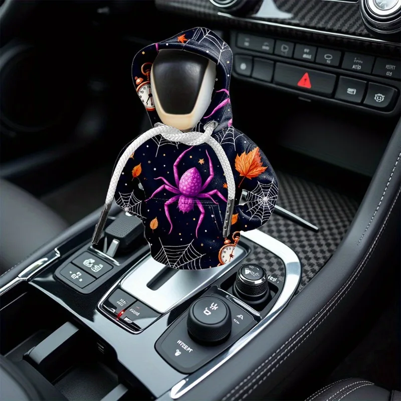 Hoodie Universal Car Shift Lever Interior Decor Gear Shift Hoodie Cover Shift Cover Gear Handle Decoration Fits Manual Automatic
