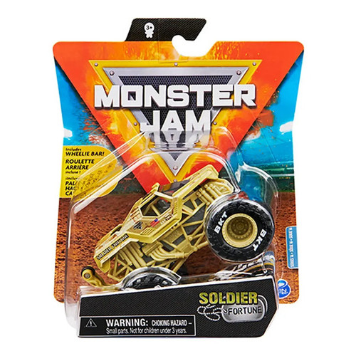 Monster Jam Truck - Carro Soldier Fortune Wheelie 1:64 Sunny