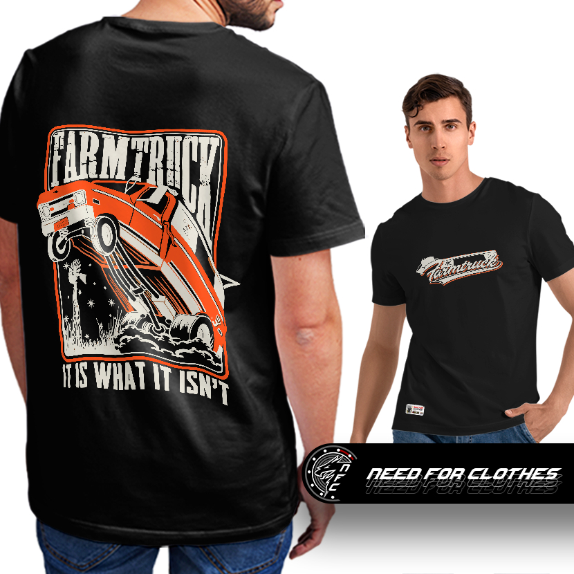 Camiseta Chevrolet C10 Farmtruck Drag Racing, Pickup Old School, Wheelie Insano, Cultura Americana