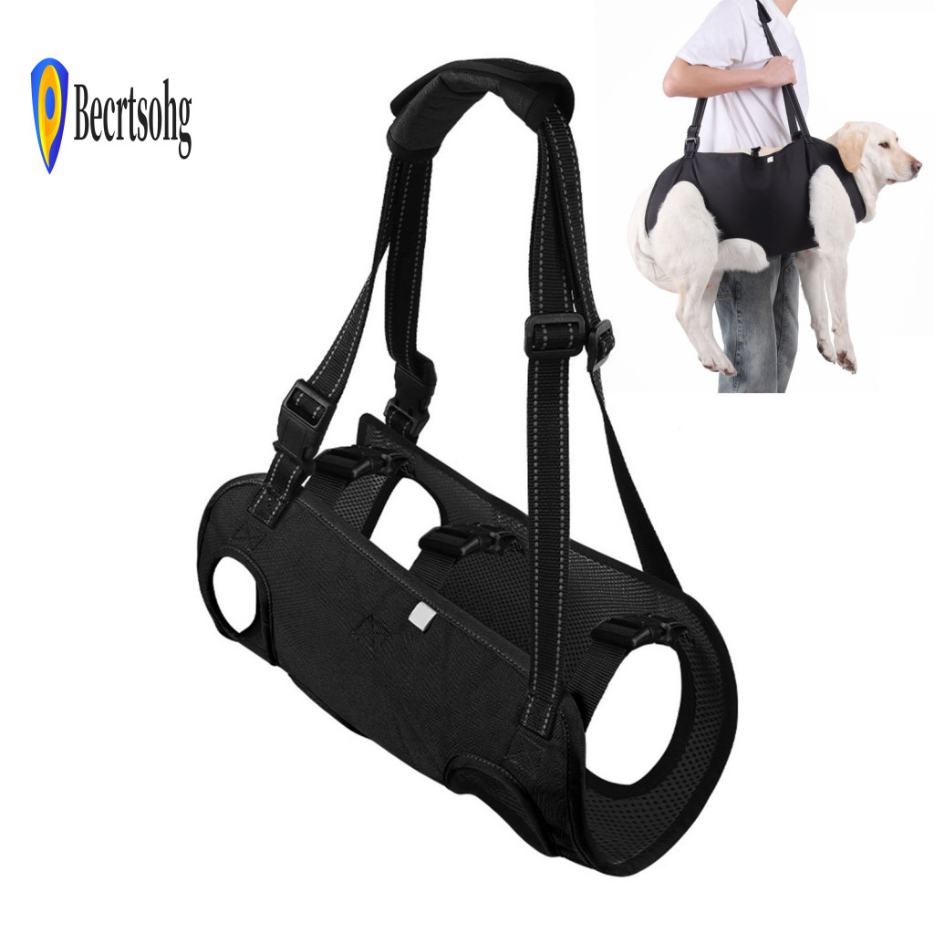 Small Dog Lifting Harness Lightweight Sling Adjustable Full Body Lift for Joint Support Arthritis Disabled Recovery Dogs
