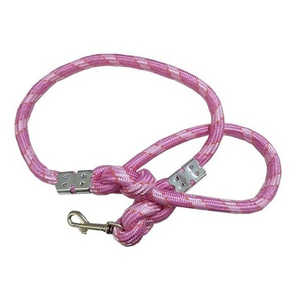 Guia De Corda Especial Rosa 16 Mm - 1,5 Mts Para Caes Pets