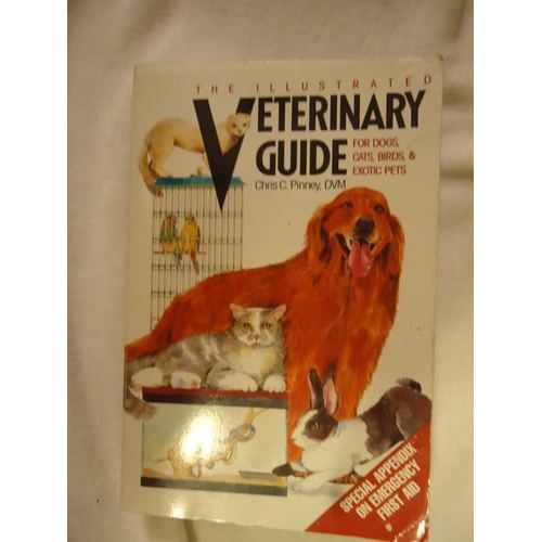 Livro The illustrated veterinary guide for dogs, cats, birds & exotic pets