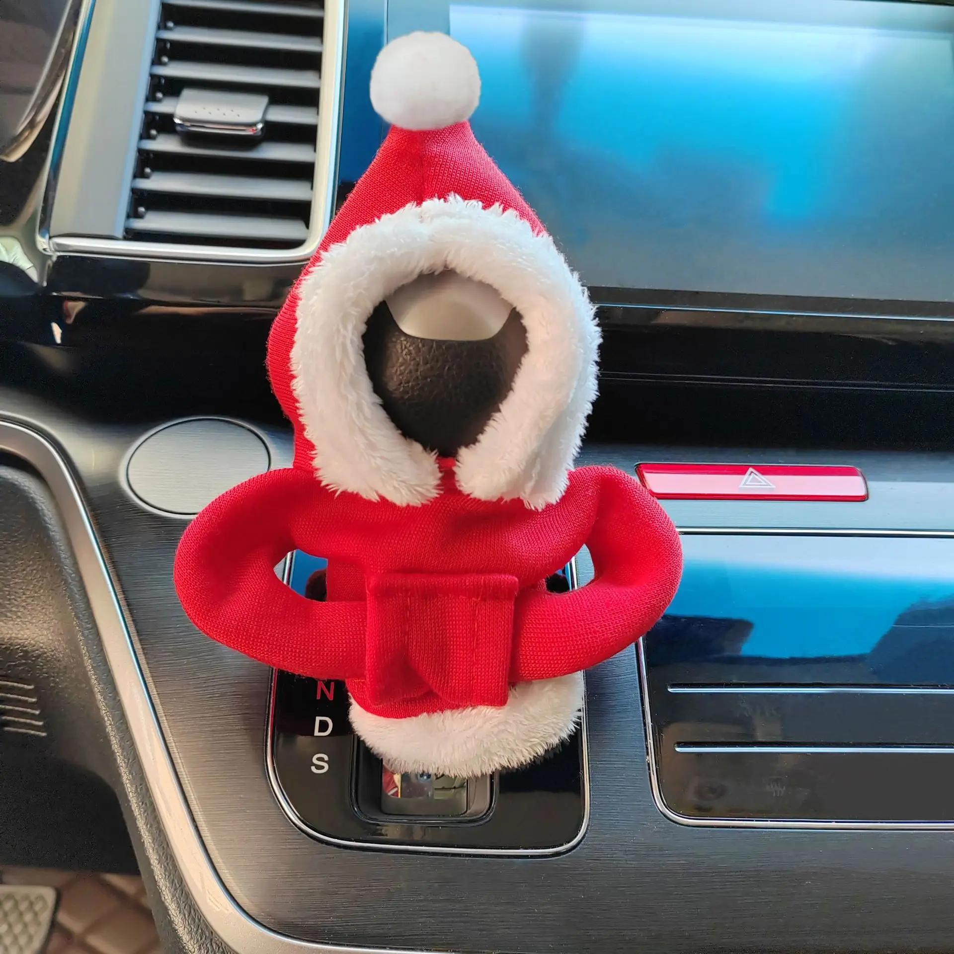 Hoodie Car Gear Shift Cover Fashion Gearshift Car Gear Shift Knob Cover Handle Gear Sweatshirt Change Lever Cover Christmas gift