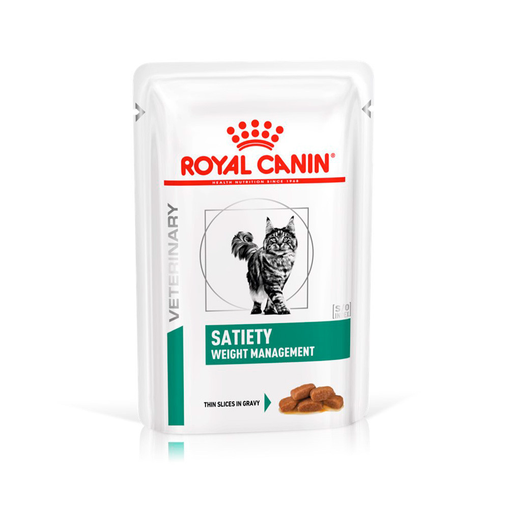 Ração Úmida Royal Canin Veterinary  Satiety Gatos 85g