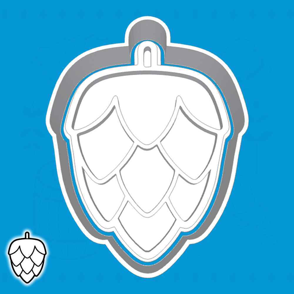 CORTADOR DE BISCOITO OKTOBERFEST - LÚPULO (HUMULUS) (ESTILO 1)