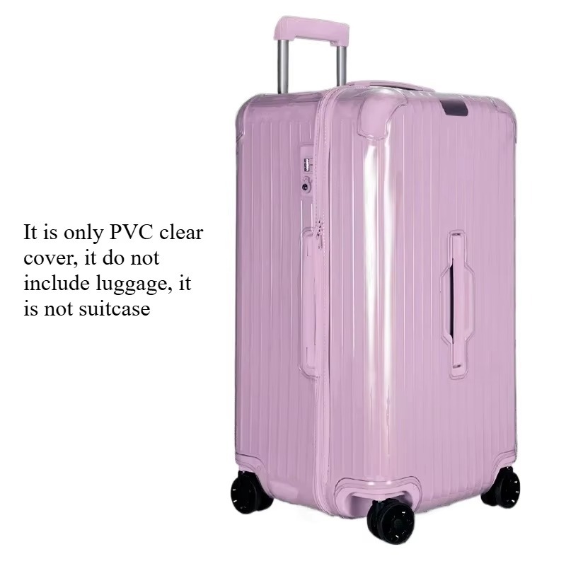 Capas Para Malas Adequadas Bagagem Essencial Rimowa Capa Transparente De PVC Com Zíper Acessórios Mala Estojo À Prova De
