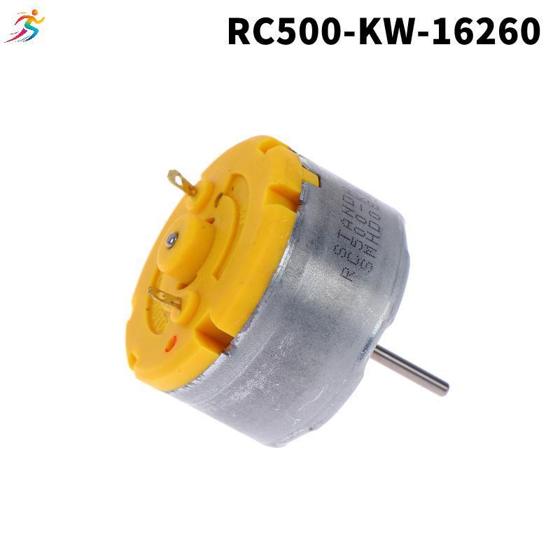 AOR Mini Motor DC RC500-KW/16260 6V 9V 12V 32mm De Diâmetro Eixo Redondo Para Projetos De Reparo De Modelo De Brinquedo