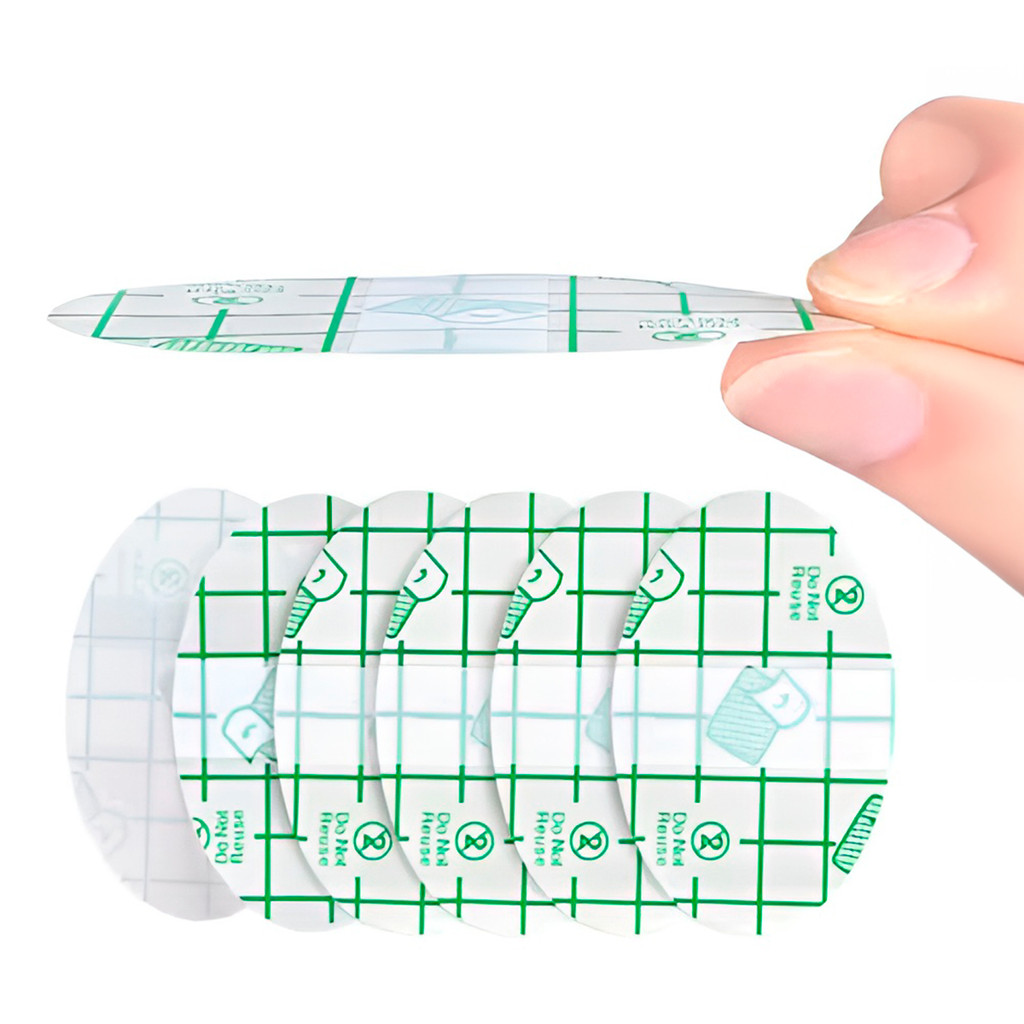 20 Adesivos Protetores Transparentes Impermeável Ouvido Calc