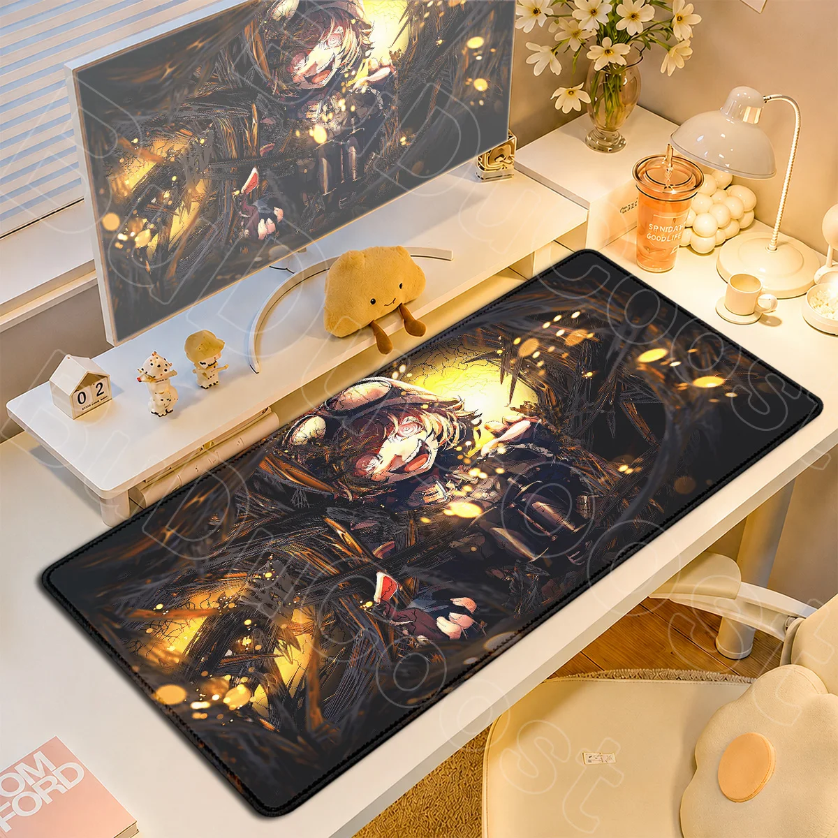Gaming Mouse Pad Tanya von Degurechaff HD Printing Laptop Desk Rug Office Keyboard Mat Anime Gamer Saga of Tanya the Evil Carpet