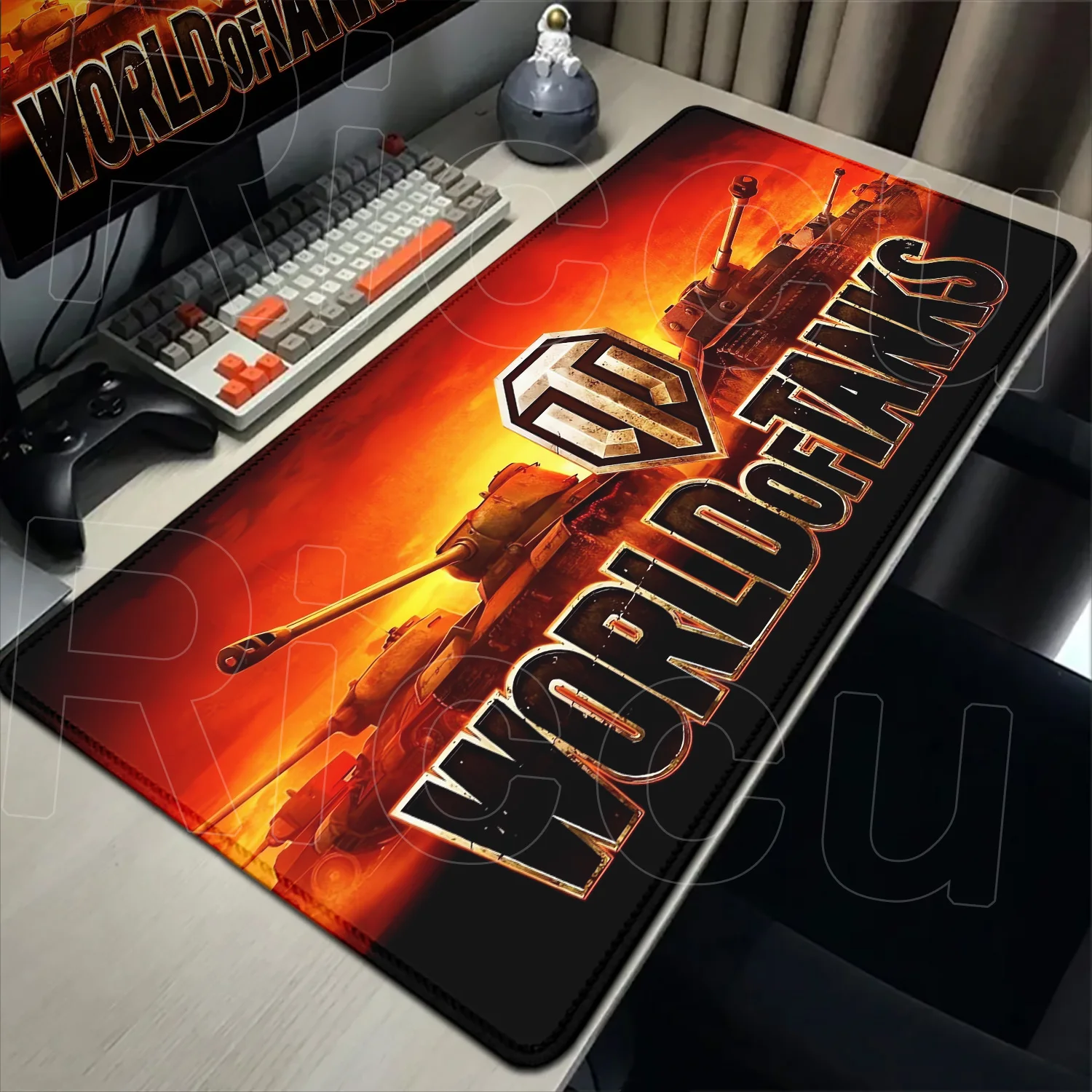 HD World of Tanks Mouse Pad Anime Mousepad Playmat Desk Mats Rubber Non-slip XXL Laptop Keyboard Mouse Mat PC Gaming Accessories