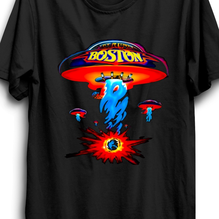 Blusa Boston Hard Rock Sound More Than Unissex Masculino e Feminino Algodão 30.1