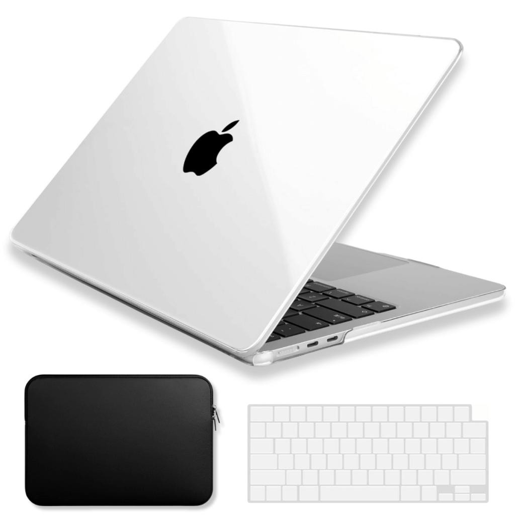 Capa Para Macbook Air 15p Com Chip M2 M3 + Kit Neoprene + Pel Teclado Transparente - SkinCase
