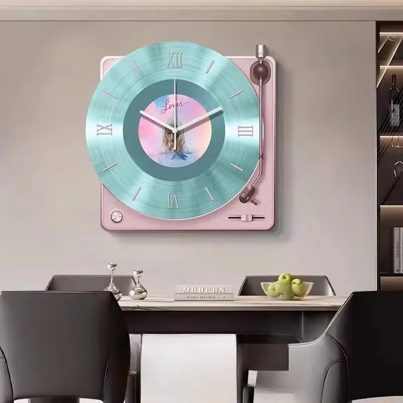 xx-Designer Unique Digital Clock Square Premium Gaming Room Art Wall Clock Aesthetic Modern Design Montre Murale Home Decor^