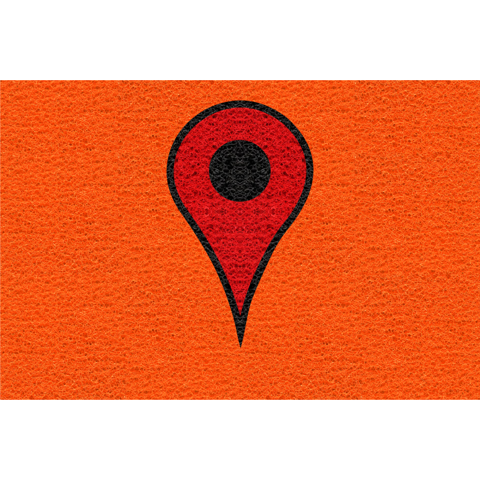 Tapete capacho ponto maps 60x40