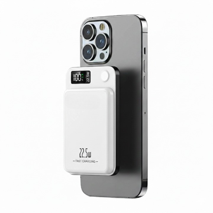 Bateria Externa 10000mAh MagSafe Power Bank Magnético para iPhone MISULI