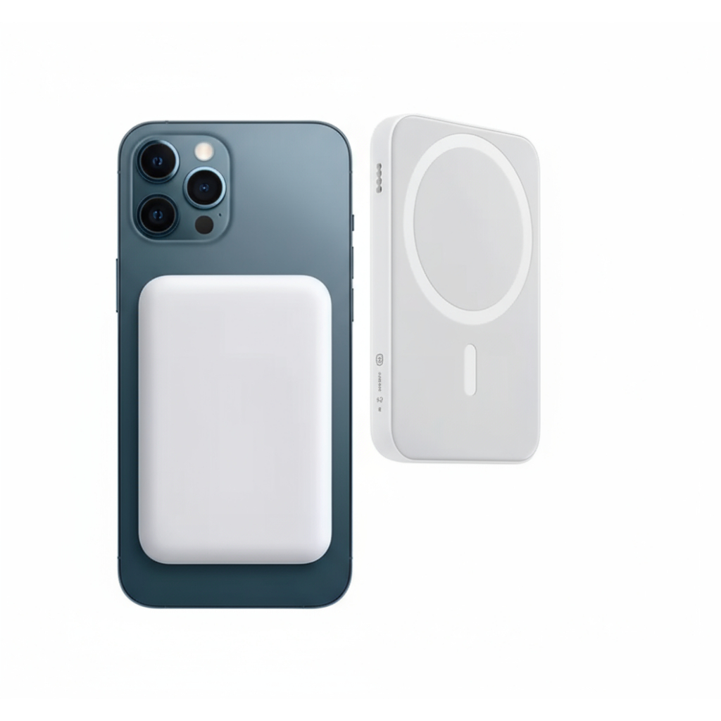 Power Bank Magsafe 10.000mAh Minimen Carga Turbo 20W USB-C Magnético Sem Fio Portátil Original