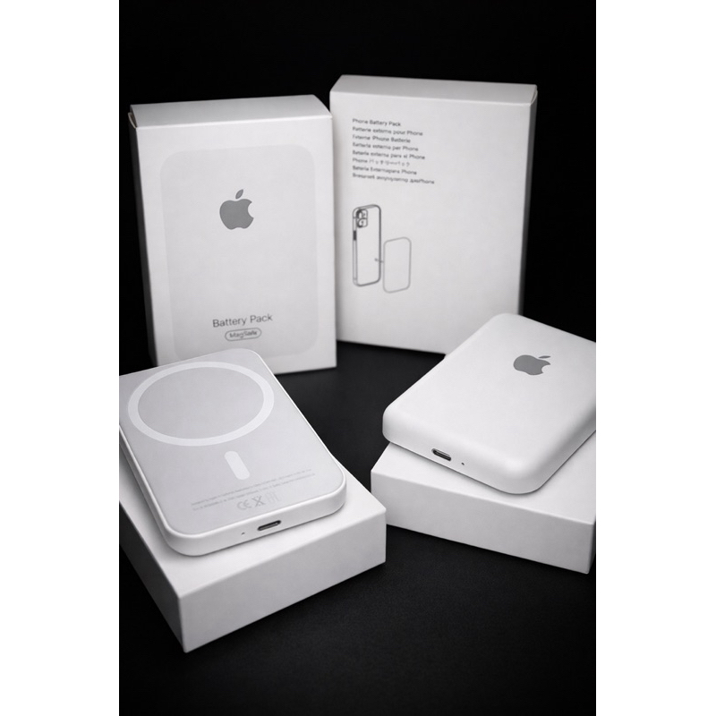 Bateria Externa MagSafe para iPhone | Power Bank por Indução Magnética USB-C Portátil