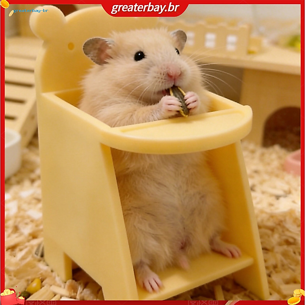 Hamster Dining Chair 3d Printed Mini Pet Seat Cute Small Animal Furniture Sugar Glider Rat Cage Decor Accessory Perfect