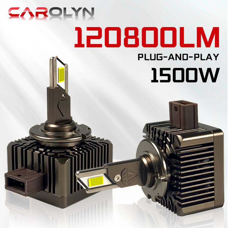 CAROLYN High power D série D1S LED carro lâmpada escondida D3S PLUG PLAY CSP D2SD4S CANBUS D5S 6500K
