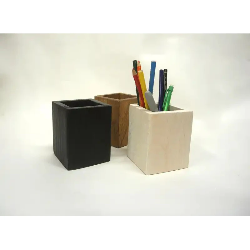Premium Solid Wood Black Dk Box, Can Hold Pencils, Pens, Makeup Tools, Office Suppli And Fashion Home Storage