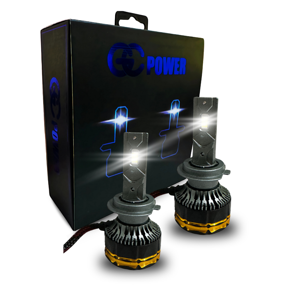 Ultra Led 14000lm 140w 6000k Golden Power Cable Pair H11 Bulbs Cold White