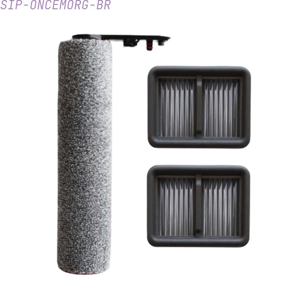 【ONCEMORG】Roller Brush Set Flexible Design Angles Fresh Air Filtration Hardwood Floor Care