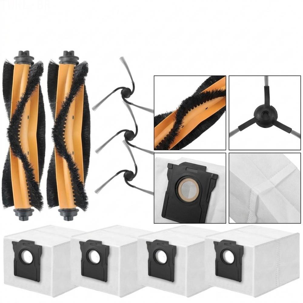 [TWKL-BR]For Dreame D20 Air Plus Vacuum Cleaner Accessories Kit with 4 Mop Pads 2 Brushes-New in 11-