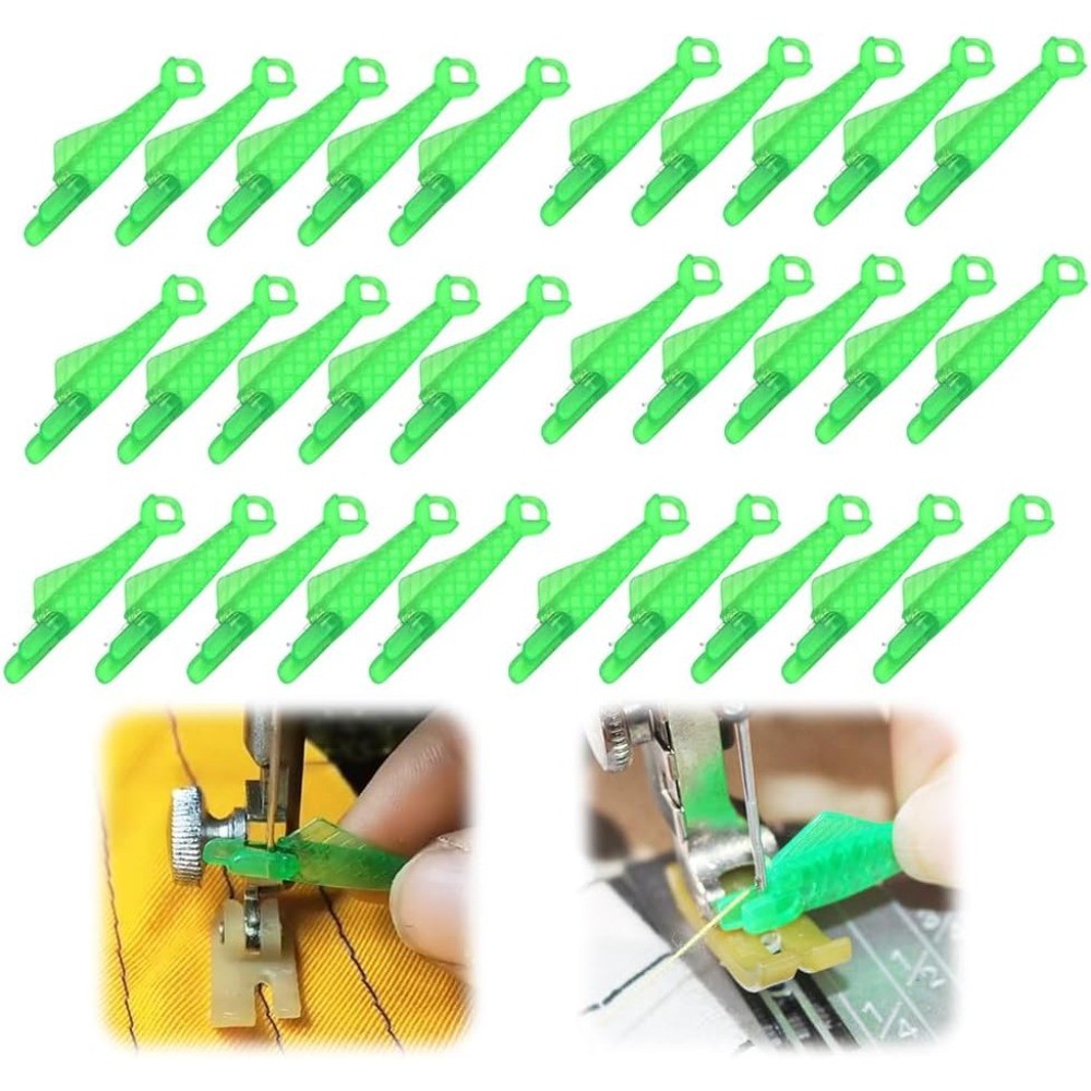 10 Pçs Boca De Peixe Máquina De Costura Agulha Threader Automático Fácil Rosqueamento Ferramenta Handheld Threaders Cost