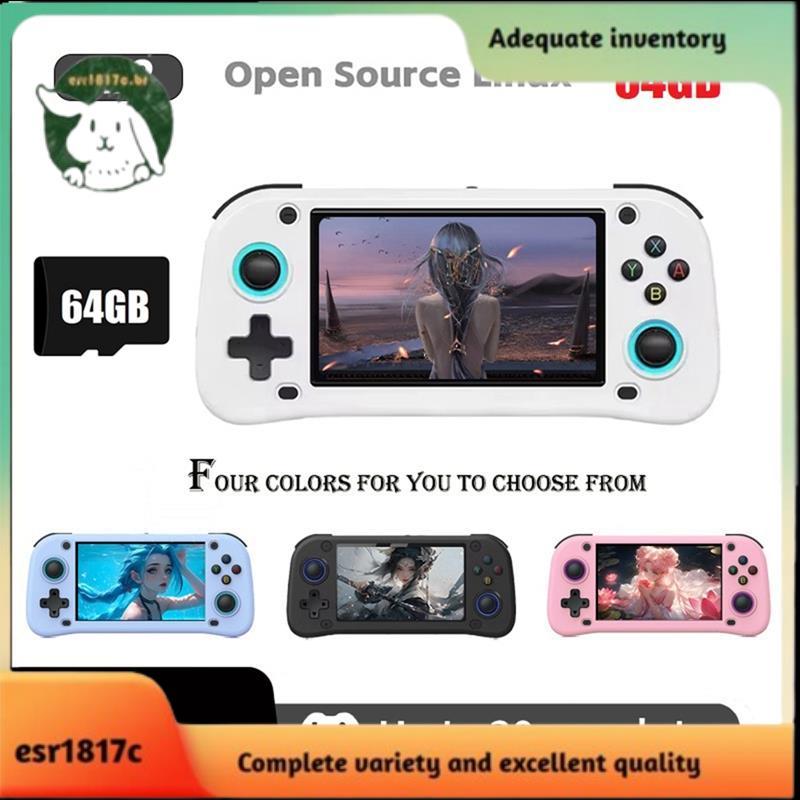 G28 Retro Handheld Console De Videogame 64GB Armazenamento 4.3 Polegada Tela HD Linux Game Player Suporte Para 20 + Emul
