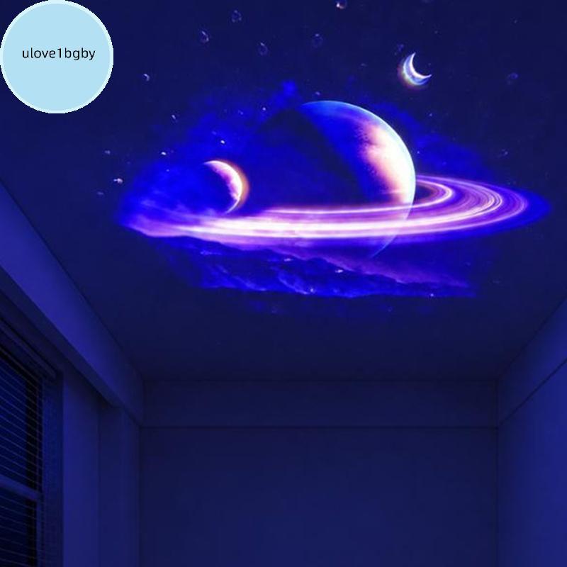 UloveBB Projetor Galaxy Alimentado Por USB Vivid Multi Planet Patterns Flexível Ne LED Light Para Quarto Filme Night BR