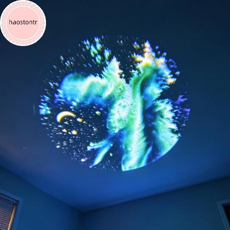Haostontr Galaxy Projetor Alimentado Por USB Multi Planet Star Patterns Flexível Ne Decor Light Para Quarto Barraca De A