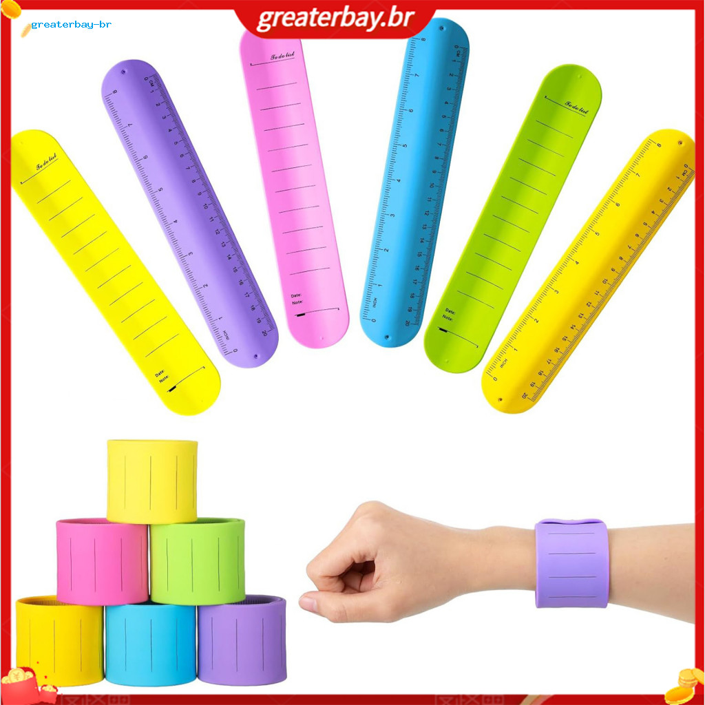 Erasable Silicone Slap Bracelet Notepad – Waterproof Adjustable Wearable Memo Wristband for Tasks Reminders Perfect fo