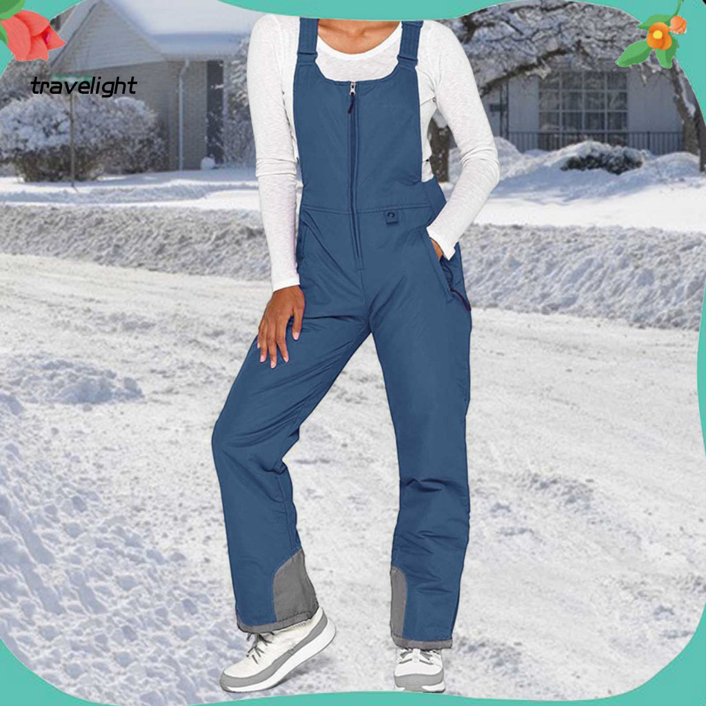 Ski Pants Waterproof Windproof Adjustable Suspension Women’s Snowboard Overalls Insulated Winter Snow with for Outdoor