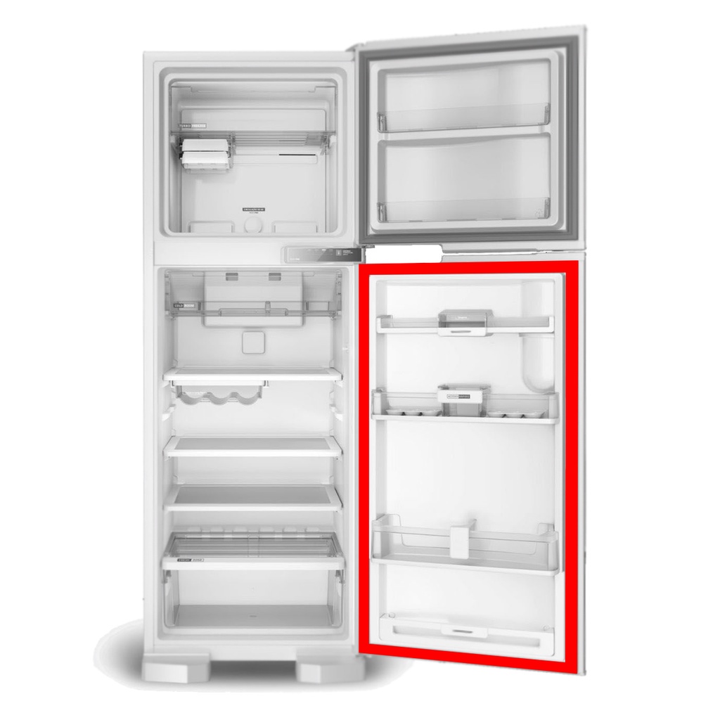 Borracha Gaxeta Para Bosch Intelligent 44 Geladeira Refrigerador Porta Inferior 68x116