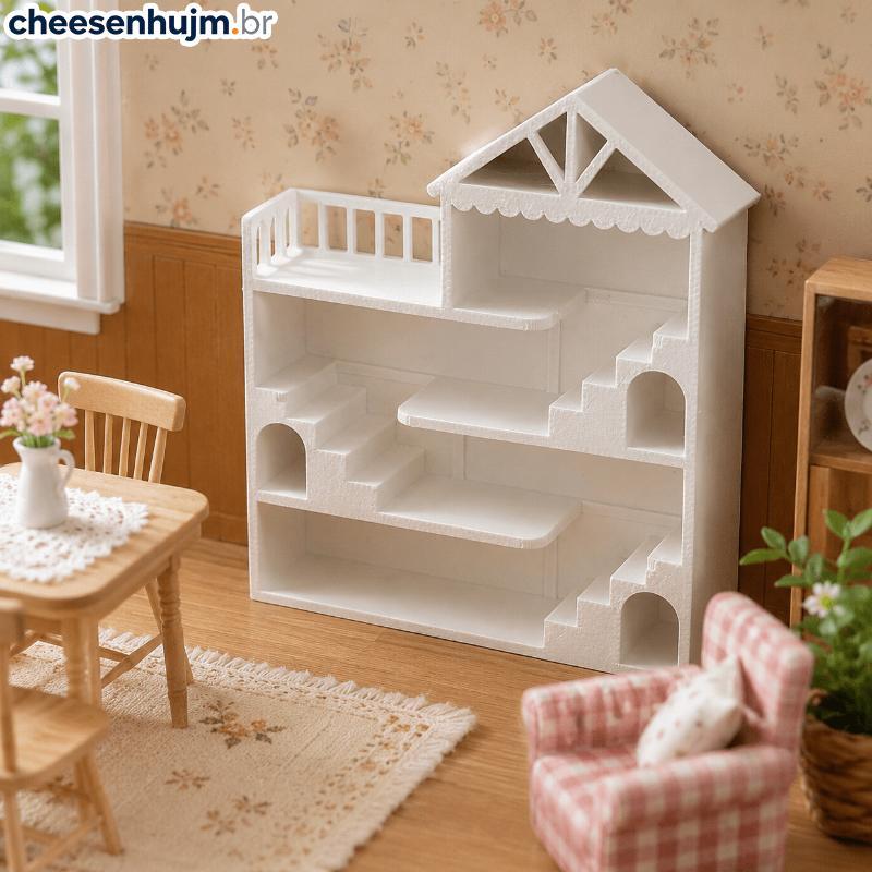 cheesenhujm Branco Multi-Story Escada Armazenamento Ra Creative Villa Design Mini Prateleira De Exibição De Casa Para Co