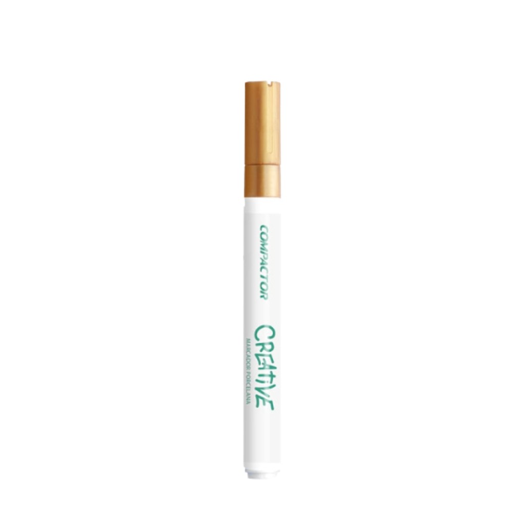 Marcador Multiuso Creative Compactor 4.0 Mm Cor Ouro