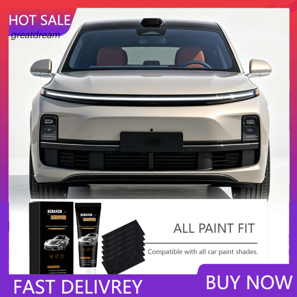 Car Scratch Remover Nano Repair Auto Paint 120ml – Wax Vehicle Polishing Easy Restoration Shine Enhancer for Smooth