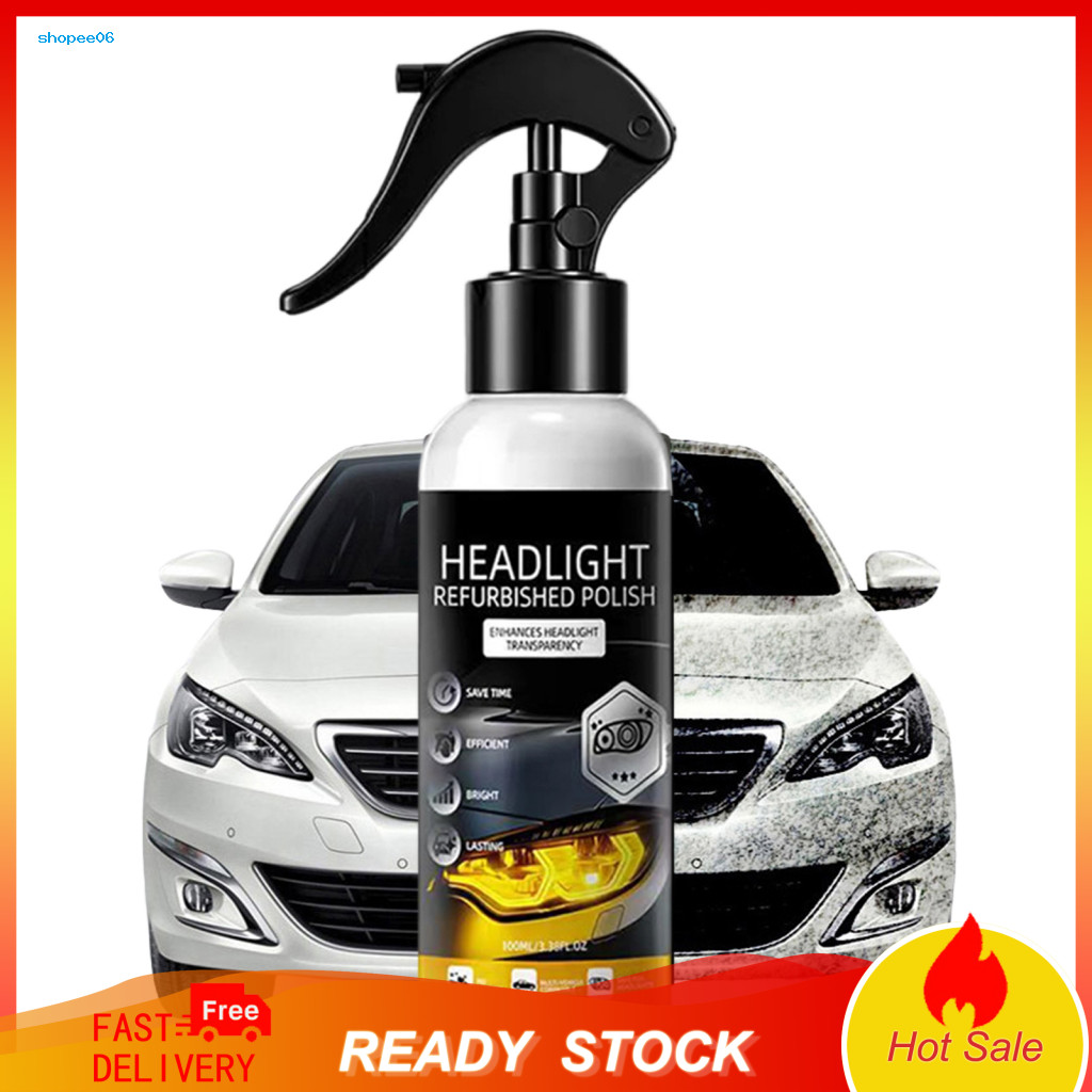 Car Scratch Remover Headlight Polishing Kit Repair for Cars Suvs Trucks – Remove Yellowing Fogging Scratches with Poli