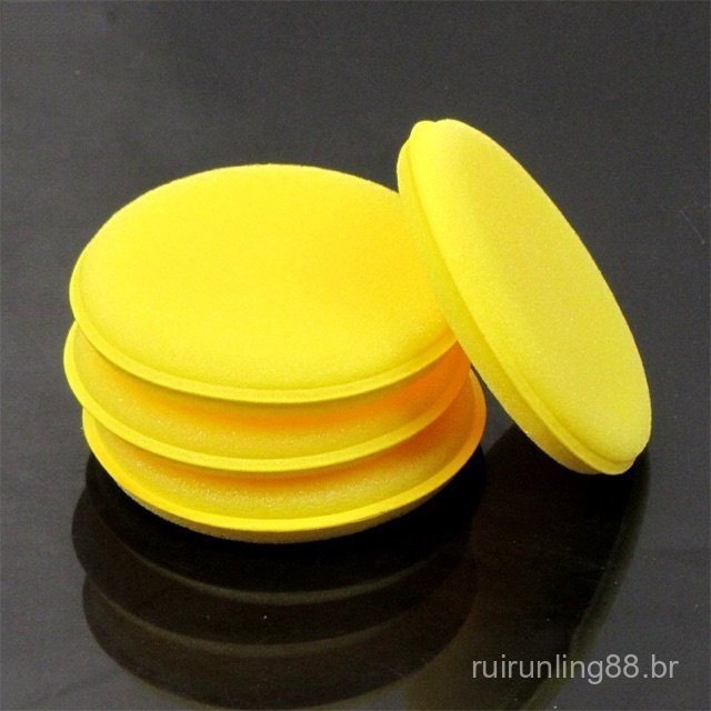 12PCS Round Sponge Wax Applicator for Cars Polishing and Waxing Cleaning Supplies Tools B1WY