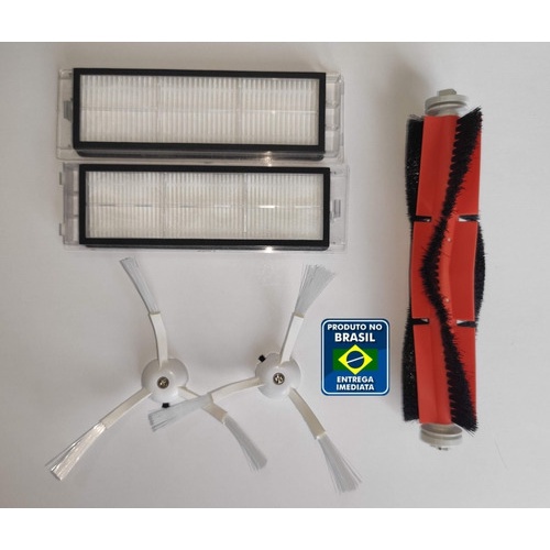 Kit Robô Aspirador Xiaomi Roborock Mi Vaccum Escova Filtro