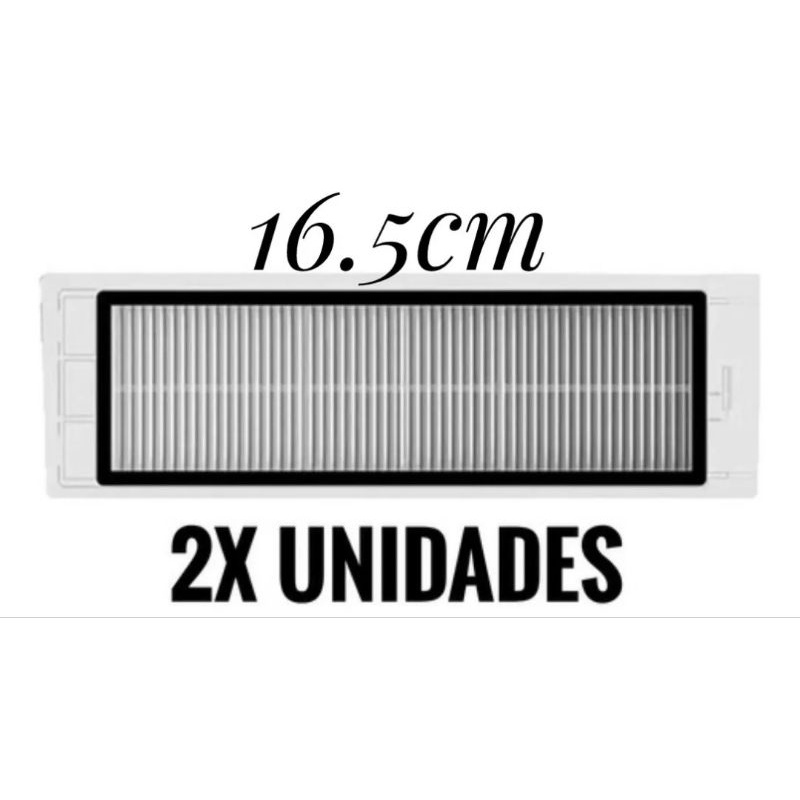 Roborock 2x filtro de ar Robô limpeza mi vaccum s50