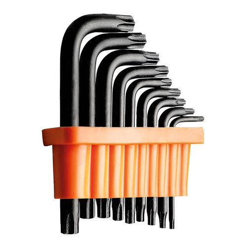 Jogo de Chaves Allen Tramontina Pro 44450/209 9 Peças Trafix Aço Cromo Vanádio Fixa Torx T50 Profissional