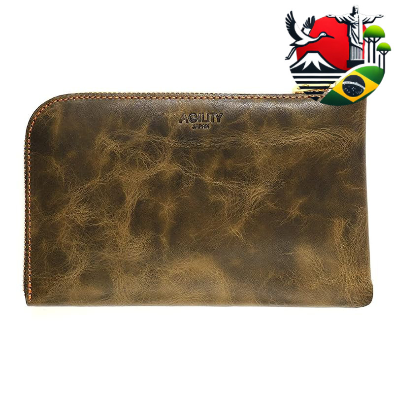 AGILITY affa Voyage L-Zip Travel Wallet, Passport Holder & Smartphone Crossbody Pouch