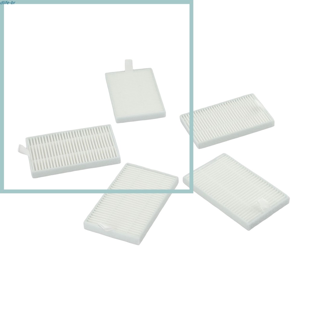 Filtro De Aspirador De Pó Robô De 5 Unidades/Lote Para ABIR X6 Peças X8