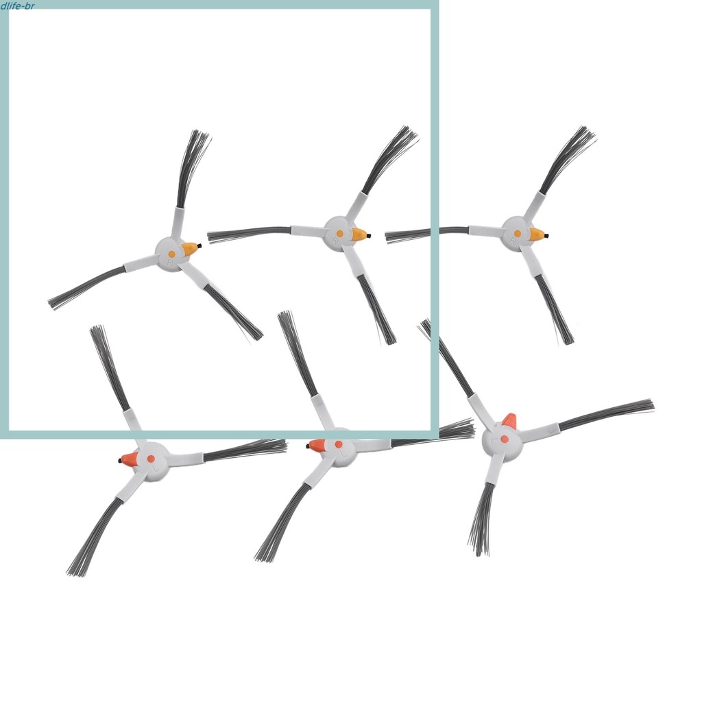 DLIFE 6pcs Escova Lateral Para Peças De Reposição De Aspirador De Pó Inteligente ABIR X6 X8