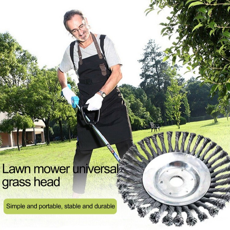 [Alta Eficiência] Brush Cutter Head / Steel Wire Trimmer Wheel / Weed Cutter Accessories / Durable Grass Trimmer Head