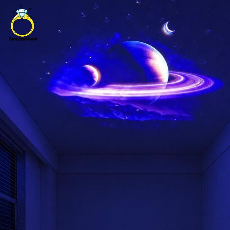 [BANY] Projetor Galaxy Alimentado Por USB Multi Planet Star Patterns Luz Flexível Ne Decor Para Quarto Barraca De Acampa