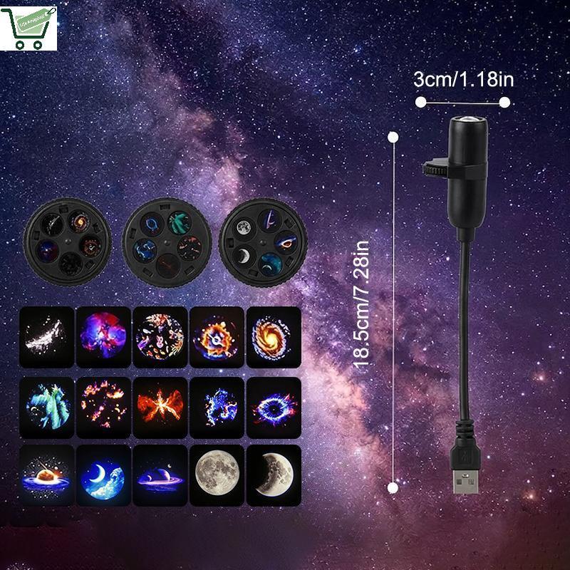 altu Projetor Galaxy Alimentado Por USB Multi Planet Patterns Flexível Ne Para Quarto Romântico Uso Noturno RUI