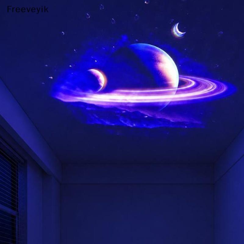 [Fre] Projetor Galaxy Alimentado Por USB Colorful Multi Planet Patterns Luz Ambiente Flexível Ne Para Dormitório De Quar